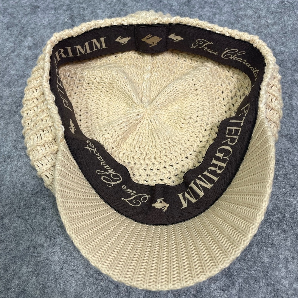 Peter Grimm Oriole Hat specialty hand knit Elasta Fit One Size Fits Most Cotton - Picture 10 of 11